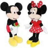 Pelúcia Mickey e Minnie Apaixonados - Long Jump