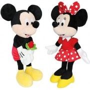 Pelúcia Mickey e Minnie Apaixonados - Long Jump